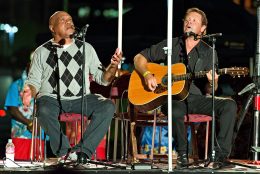 Archie Roach and Troy Cassar-Daley