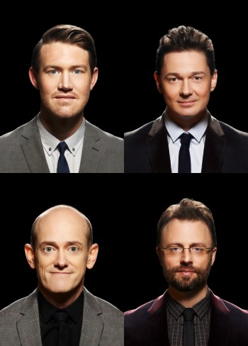 Eddie Perfect, Gatesy (Steven Gates), Yon (Simon Hall), Scod (Scott Edgar)