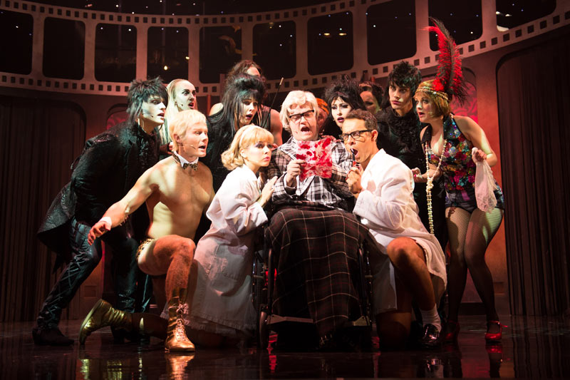 Rocky Horror production shot. Image supplied