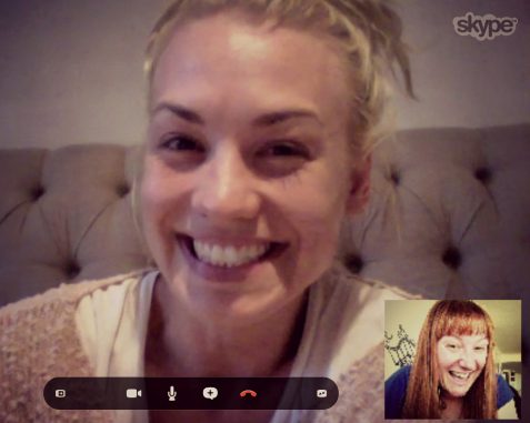 Yvonne Strahovski and Marika Aubrey