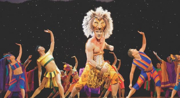 Nick Afoa as Simba – He Lives In You. The Lion King Sydney. Image by Deen van Meer