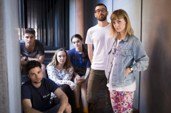 L-R: Joshua Brennan, Samuel Delich, Whitney Richards, Rose Riley, Will O'Mahony, Adriane Daff. Image - Daniel Grant