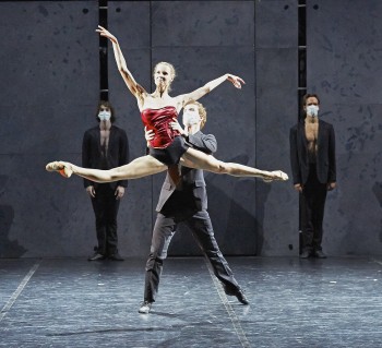 Brooke Widdison-Jacobs and Liam Green in Radio and Juliet Photo by Sergey Pevnev
