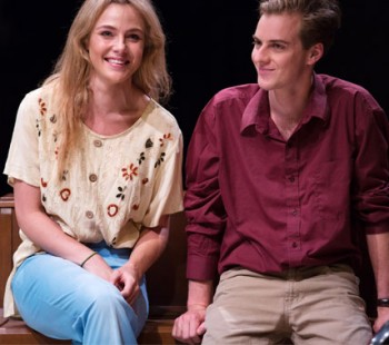 Jessica Marais and Ben Schostakowski in Cosi - La Boite [photography: Dylan Evans]