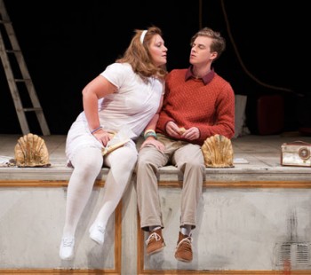 Amy Igram and Ben Schostakowski in Cosi - La Boite  [photography: Dylan Evans]