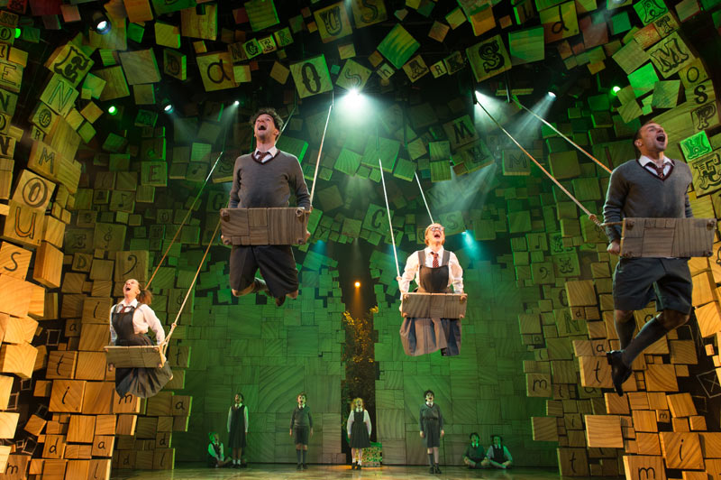 The Royal Shakespeare Company's production of Roald Dahl's Matilda The Musical. Photo by Manuel Harlan