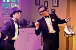 Ross Chisari and Brett O'Neill in Squabbalogic's The Drowsy Chaperone. Image by Michael Francis of Francis Fotography