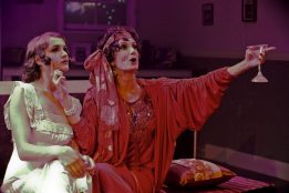 Hilary Cole and Michele Lansdown in Squabbalogic's The Drowsy Chaperone. Image by Michael Francis of Francis Fotography