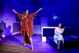 Michele Lansdown and Hilary Cole in Squabbalogic's The Drowsy Chaperone. Image by Michael Francis of Francis Fotography