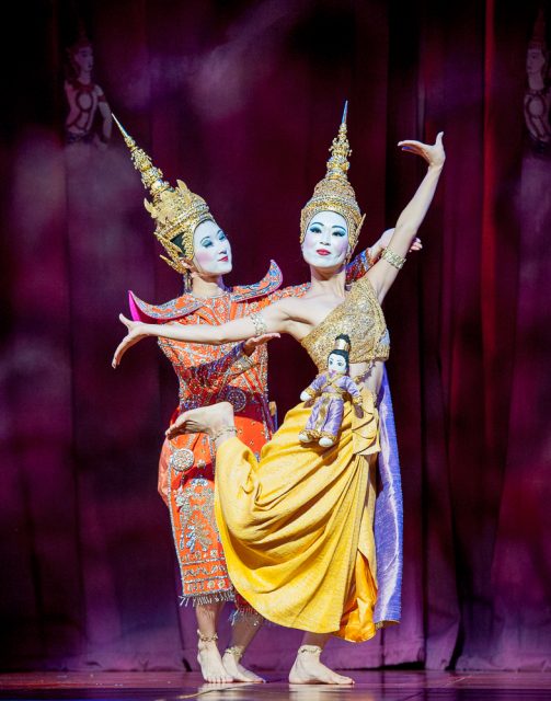 Yongying Woo and Hayanah Pickering in Opera Australia's The King and I , Brisbane