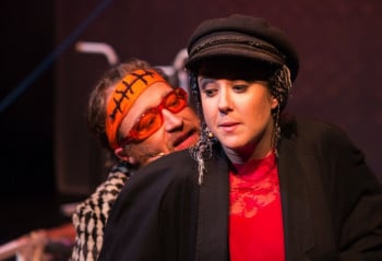 Dene Kermond as Sharik and Amy Dunham as Darya. Image by Peter Smith, Light Smith Productions