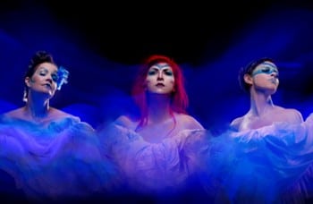 Alicia Cush, Bethan Ellsmore, Jade Moffat in Aria Moderna - Anywhere Theatre Festival [Image: Black Bee Studio]