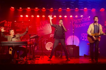 Toby Francis, Ian Stenlake, and Scott Irwin. Photo by Noni Carroll.
