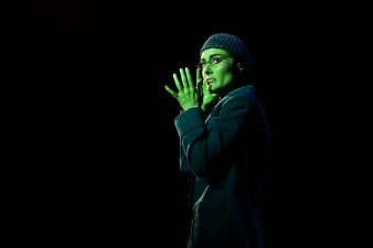 Jemma Rix as Elphaba in WICKED. Image by Belinda Strodder