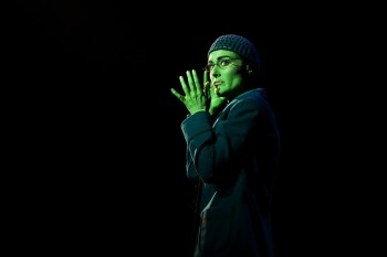 Jemma Rix as Elphaba in WICKED. Image by Belinda Strodder
