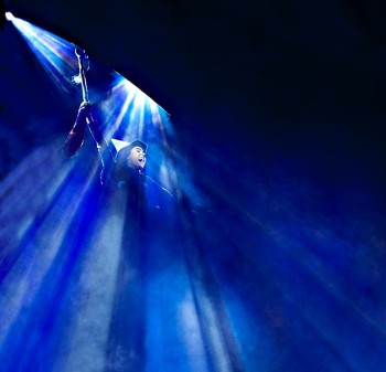 Look to the Western Sky! Jemma Rix as Elphaba, Defying Gravity. Image by  Belinda Strodder