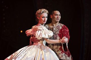 Lisa McCune and Jason Scott Lee in The King and I. Image by Belinda Strodder