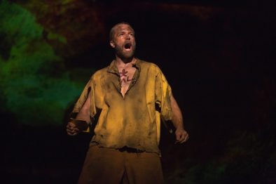 Simon Gleeson as Jean Valjean in Les Miserables. Image by Matt Murphy