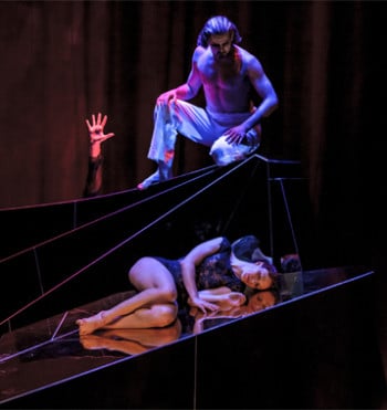 Elise May and Benjamin Chapman in The Red Shoes [image: Chris Herzfeld, Camlight Productions]