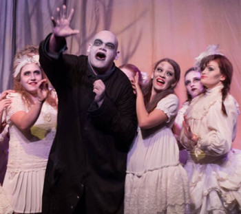 Samuel Thomas-Holland in The Addams Family. [image supplied].