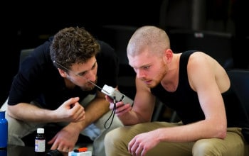 Third World Blue rehearsal photo. Image by Ange Leggas -Three Fates Media