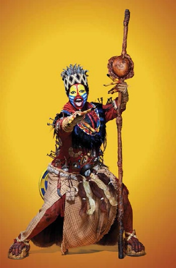 The Lion King - Buyi Zama (Rafiki), Australian Production, Photo Michelle Aboud ©Disney