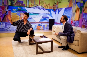 Butel and Winspear in Emerald City. Image by Brett Boardman.