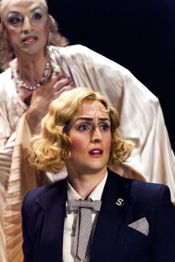 Paul Capsis and Ash Flanders in Calpurnia Descending. Image by Brett Boardman.
