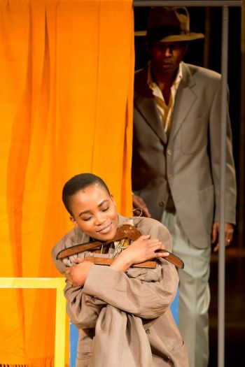 William Nadylam and Nonhlanhla Kheswa in The Suit. Photography by Johan Persson
