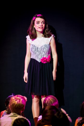 Harmony Lovegrove as the Narrator. Photo by Grant Leslie.