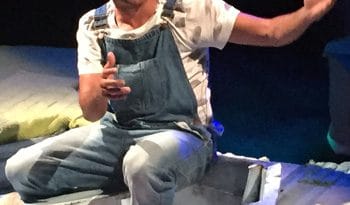Luke Carroll in Wind in the Willows - La Boite Theatre. Photography: Bobbi-Lea Dionysius
