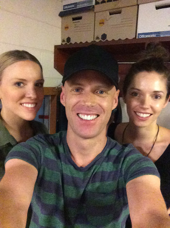 Kirby Burgess, John O'Hara and Teagan Wouters