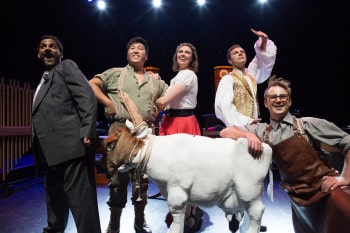 Lyric Opera Melbourne. L'heure espagnole. Photo by Kris Wasahusen