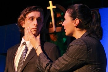 Benjamin Mc Cann and Jess Loudon in Vice. Photo by Thomas Adams.