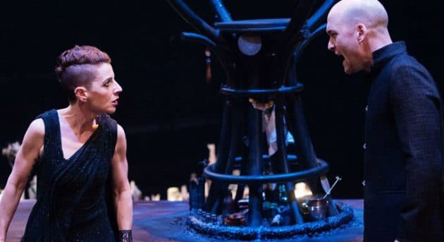 Christen O’Leary and Damien Cassidy in Medea - La Boite Theatre Company. Photography by Dylan Evans.