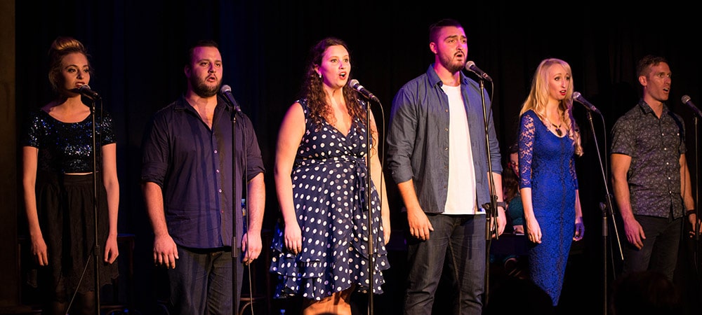 The Songs of Ahrens & Flaherty cast. | Photo James Terry Photography