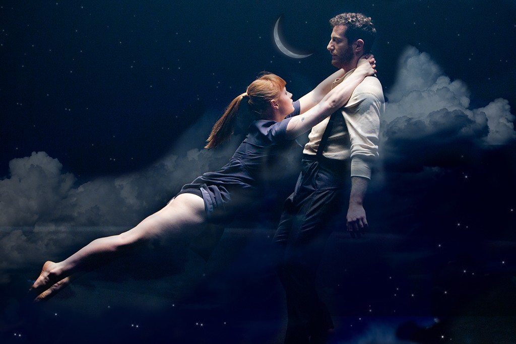 Circa performers in French Baroque with Circa, a show that brings together Circa Contemporary Circus, French soprano Claire Lefilliâtre and the Australian Brandenberg Orchestra. Photograph by Steven Godbee.