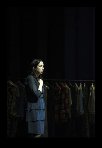 Alison Bell in Betrayal. Photo by Shane Reid