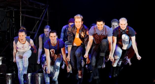 West Side Story. The Production Company. Sean Mulligan and Jets.