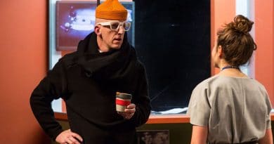A Social Service. David Woods & Nicola Gunn. Photo by Pia Johnson