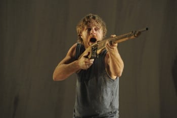 Nathaniel Dean in The Secret River by Kate Grenville. Image by Heidrun Lohr for Sydney Theatre Company, 2013