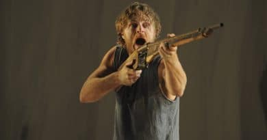 Nathaniel Dean in The Secret River by Kate Grenville. Image by Heidrun Lohr for Sydney Theatre Company, 2013