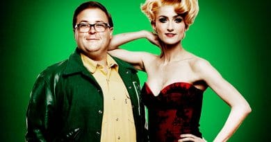 Brent Hill (Seymour) and Esther Hannaford (Audrey) | Photo by Jefff Busby