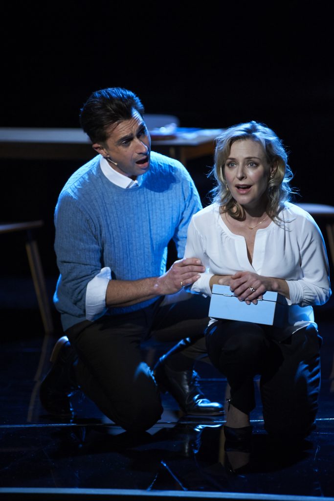Brendan Hanson, Rachael Beck. Next to Normal. Image by Gary Marsh