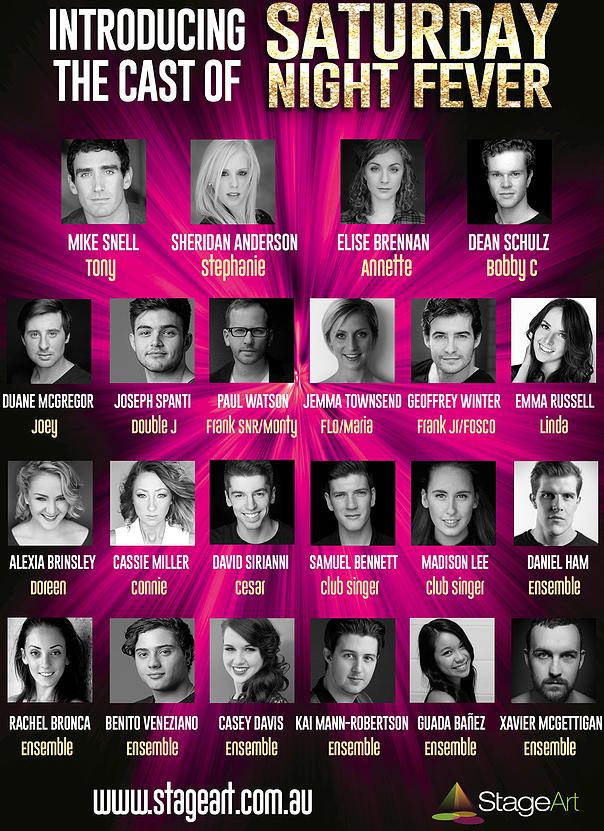 Saturday Night Fever Cast