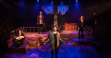The cast of Songs for a New World - Image by Grant Leslie Photography