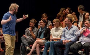 James Rowland in Every Brilliant Thing. Photo supplied.