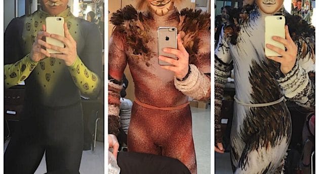 Hayden Baum as Rum Tum Tugger, Skimbleshanks and Admetus.