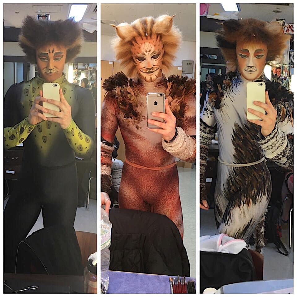 Hayden Baum as Rum Tum Tugger, Skimbleshanks and Admetus.