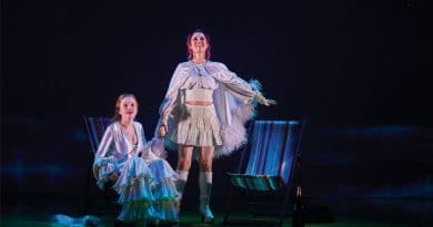 Maggie McKenna and Sydney Theatre Award Winner Madeleine Jones in Muriel's Wedding. Image by Lisa Tomasetti